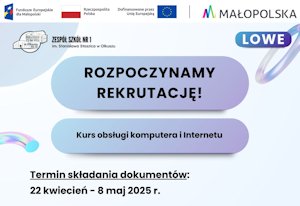Kurs obsługi komputera i Internetu