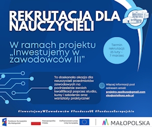 REKRUTACJA DLA NAUCZYCIELI