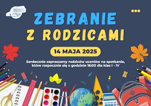 Zebranie z Rodzicami Plakat